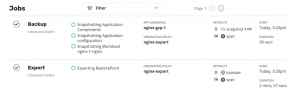 Kubernetes backups Kasten K10