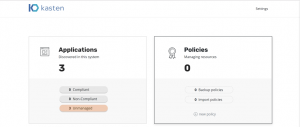 Kubernetes backups Kasten K10