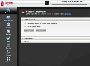 HowTo: Enable SSH on Iomega PX4