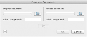 Compare two Word documents - MAC