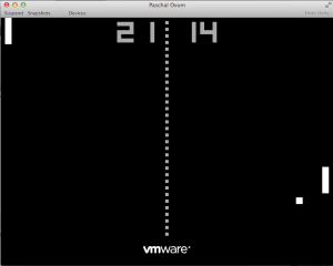 VMware Fusion 3/4 - Hidden game of PONG