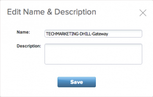 Rename Edge Gateway