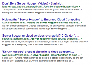server hugger